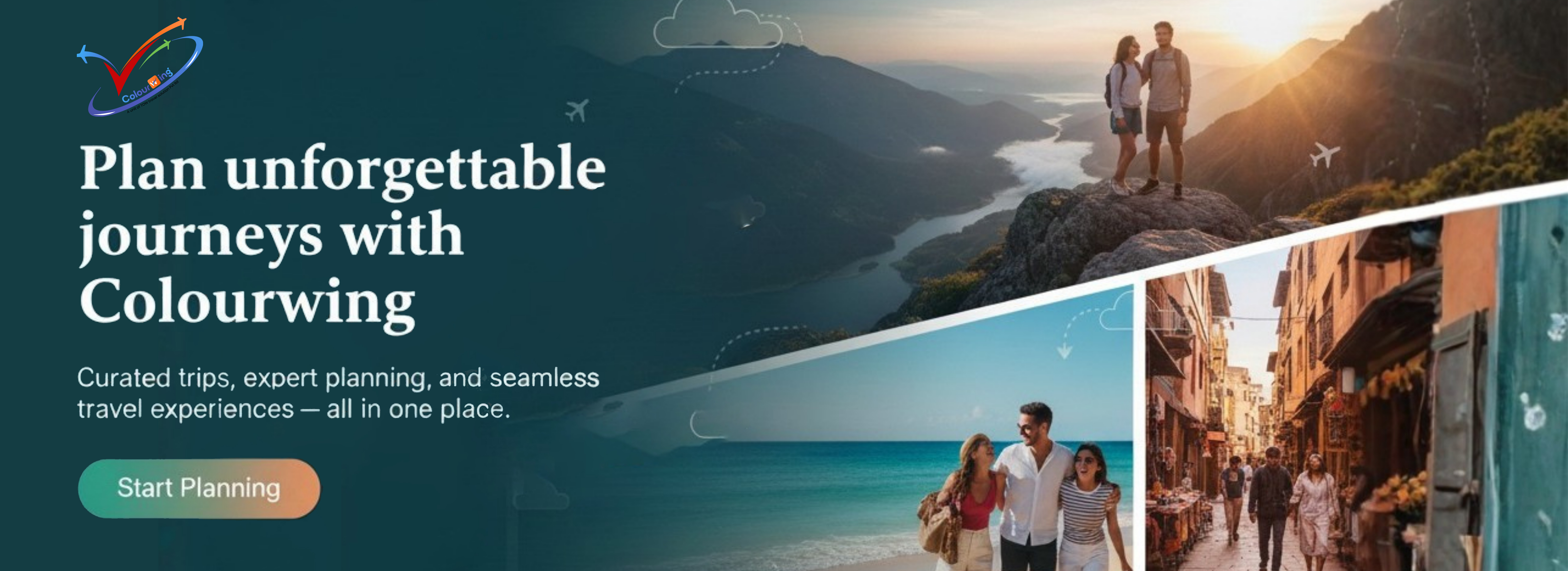 Colourwing Travel Banner